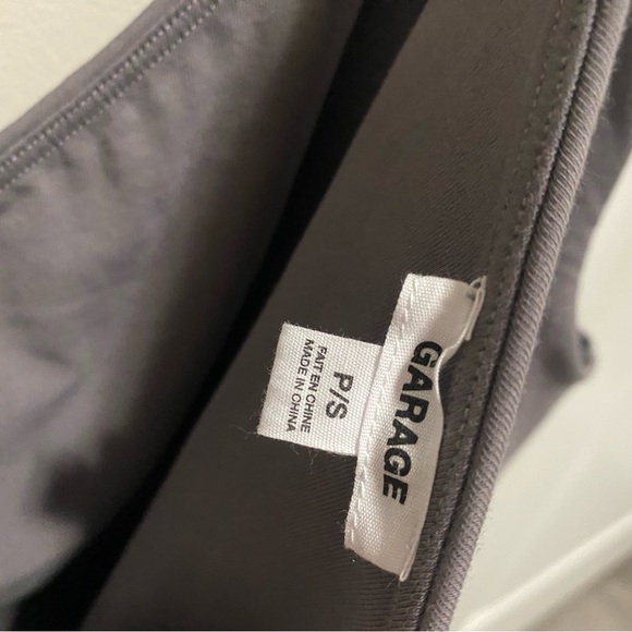 NWOT garage asymmetric grey top - Picture 4 of 5